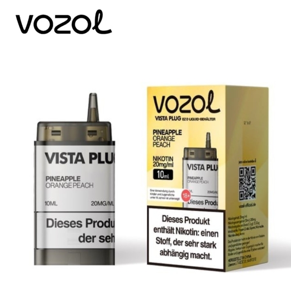 Vozol Vista Plug Ez - Pineapple Orange Peach - Pods 20mg